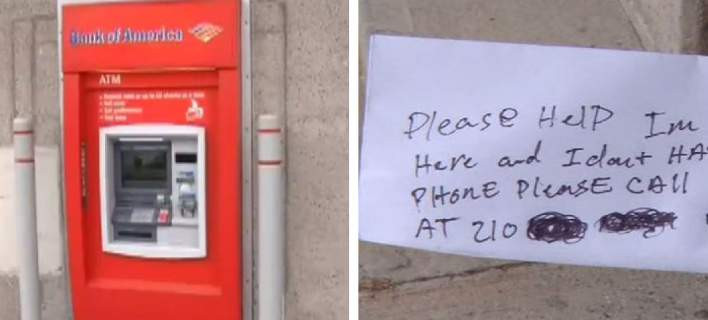 Ενα ΑΤΜ στο Τέξας άρχισε να βγάζει χειρόγραφα σημειώματα, αντί για χαρτονομίσματα – Δείτε τον απίστευτο λόγο